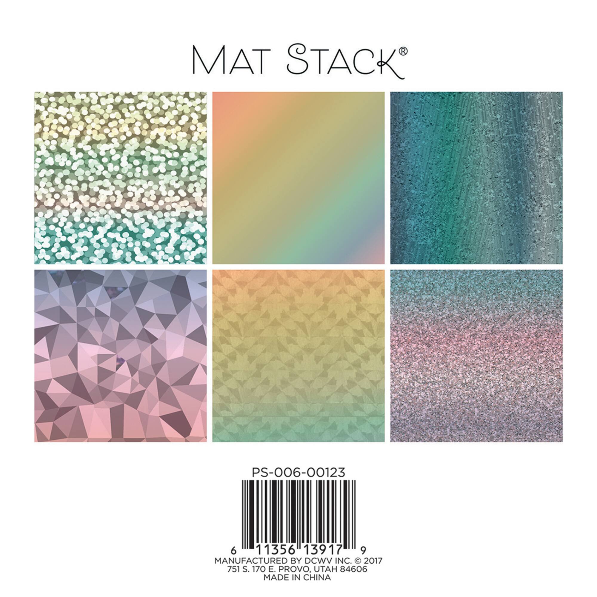 DCWV® Holographics Mat Stack®, 6" x 6"